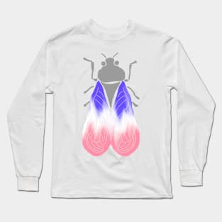 Trans-Winged Cicada Long Sleeve T-Shirt